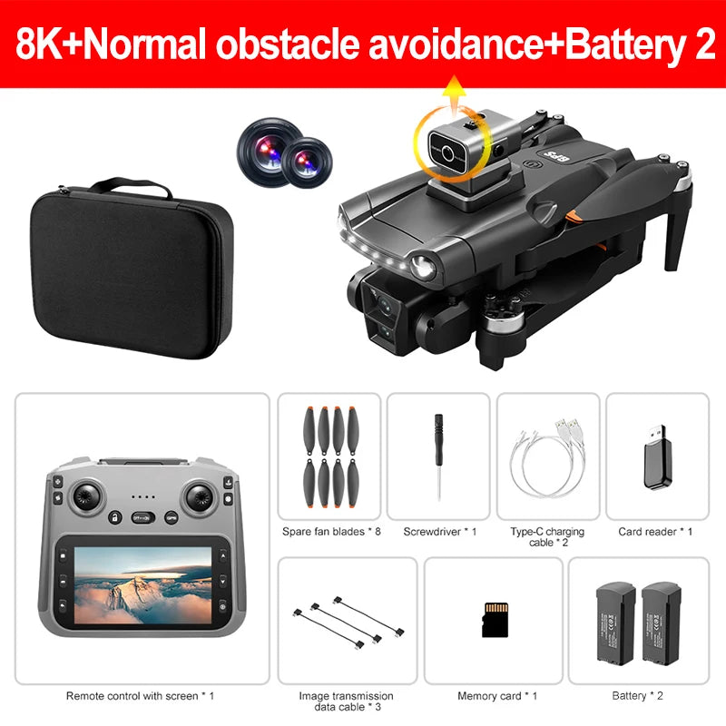 Drone 8K Profesional Laser obstacle