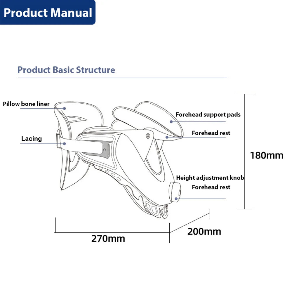 Air sac Adjustable Neck Stretcher Collar for Home