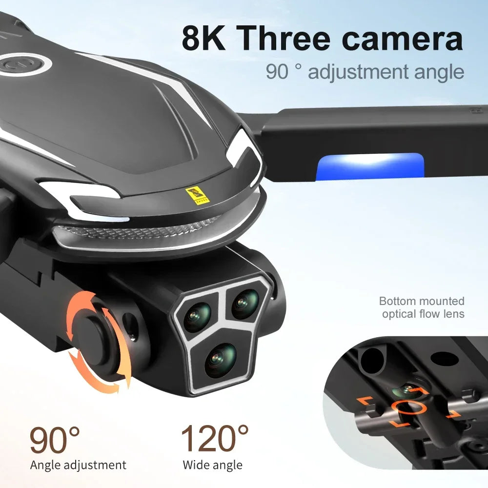 Drone 8K Professional HD Triple Camera