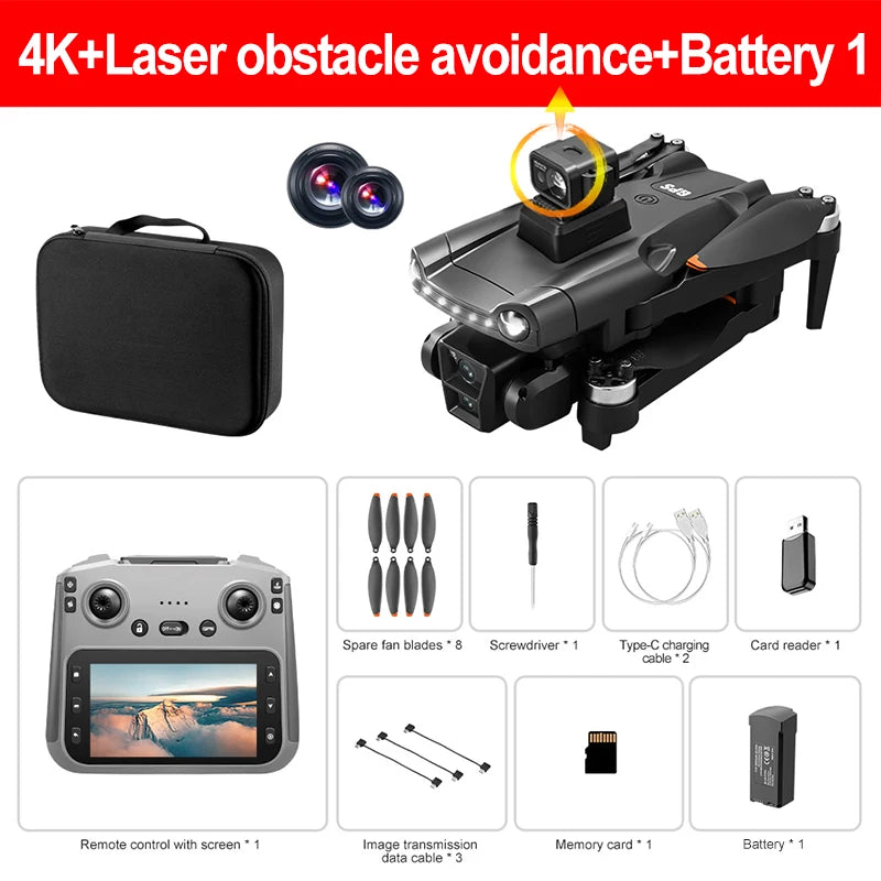 Drone 8K Profesional Laser obstacle
