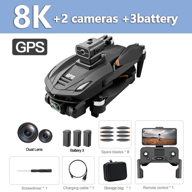 Drone 8K GPS Professional HD Dual-Camera
