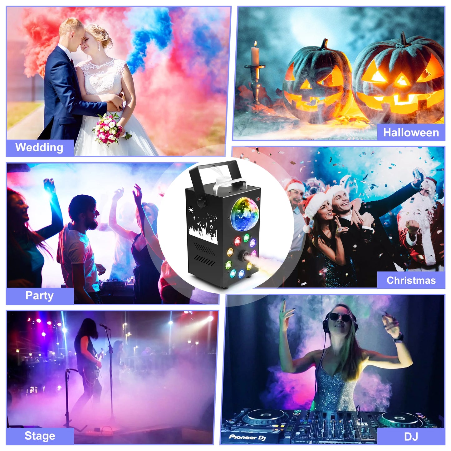 Smoke Machine 700W Wireless Remote Control