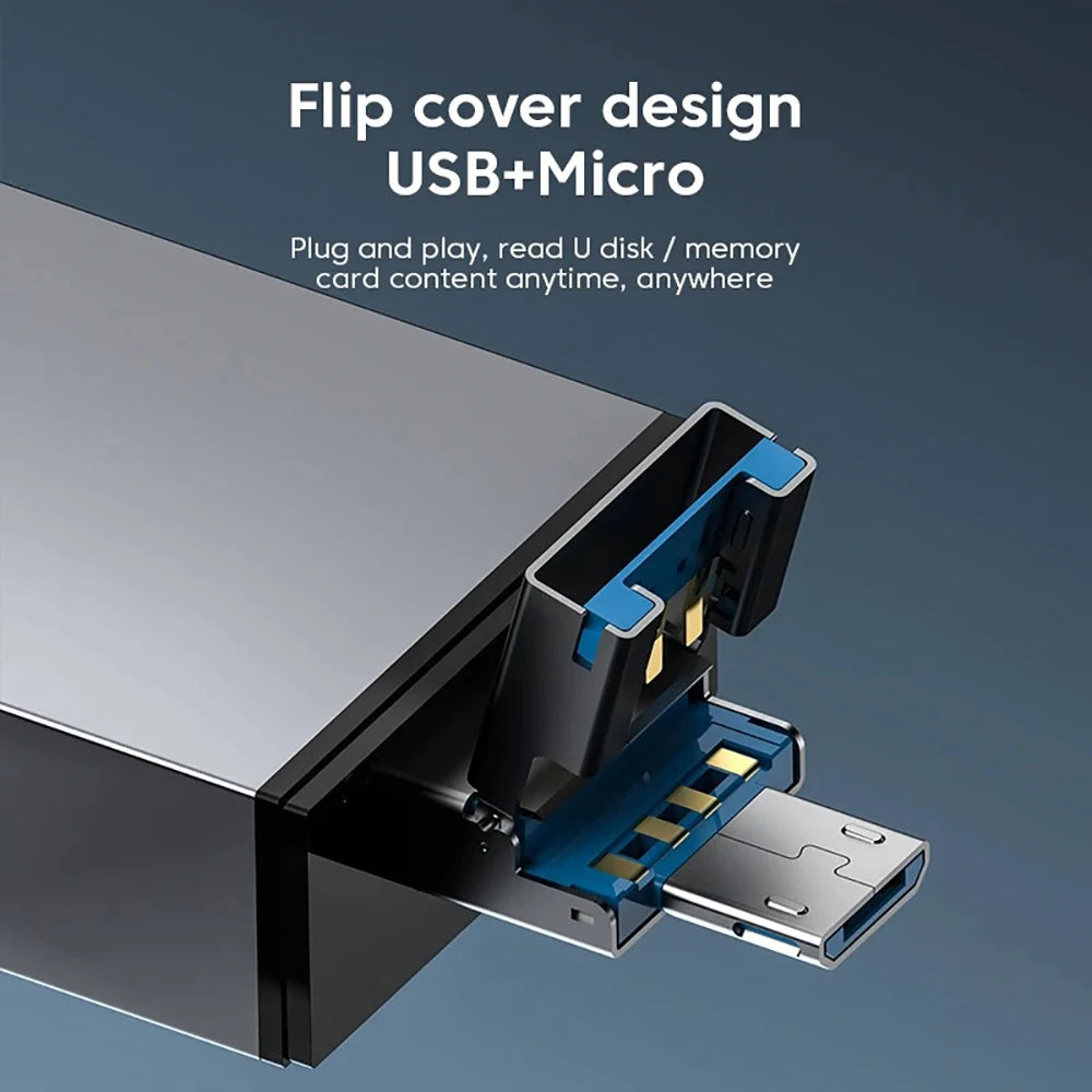 Card Reader USB 7 in 1 Flash Drive
