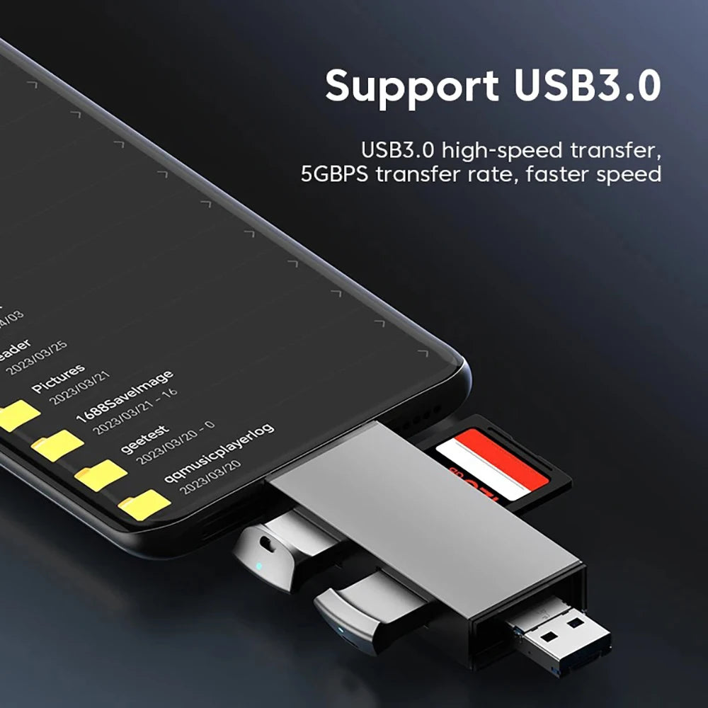 Card Reader USB 7 in 1 Flash Drive