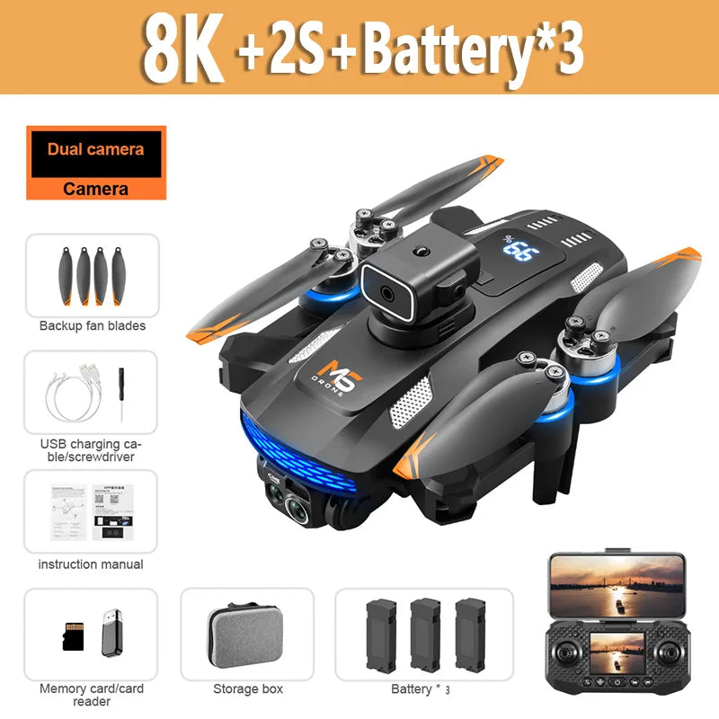 Drone 8K Professional HD Camera 5G WIFI FPV Video 4k