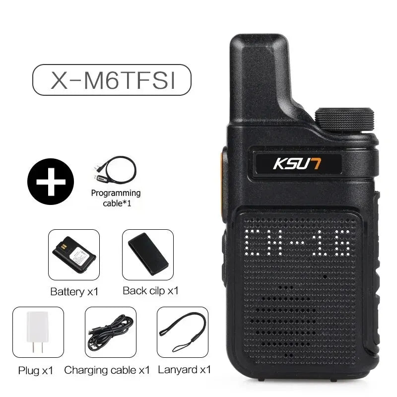 Portable Handheld Radio 2 Pieces Mini Size