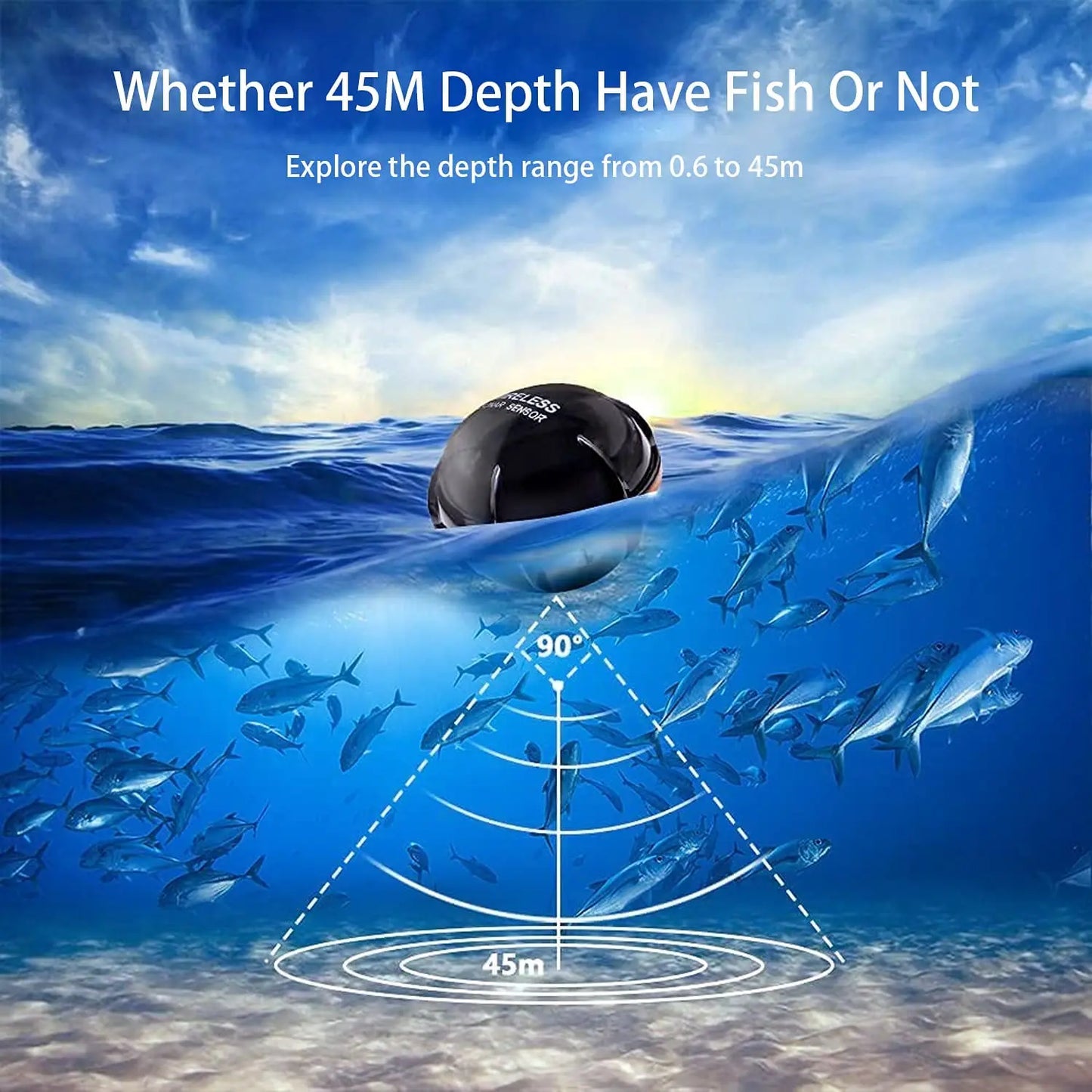 Sonar Fishing Alert Wireless