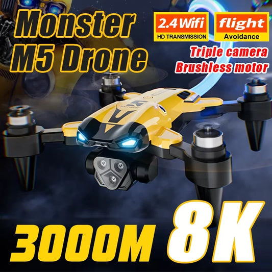 Drone 8K Professinal 4K HD Camera Wide Angle Optical