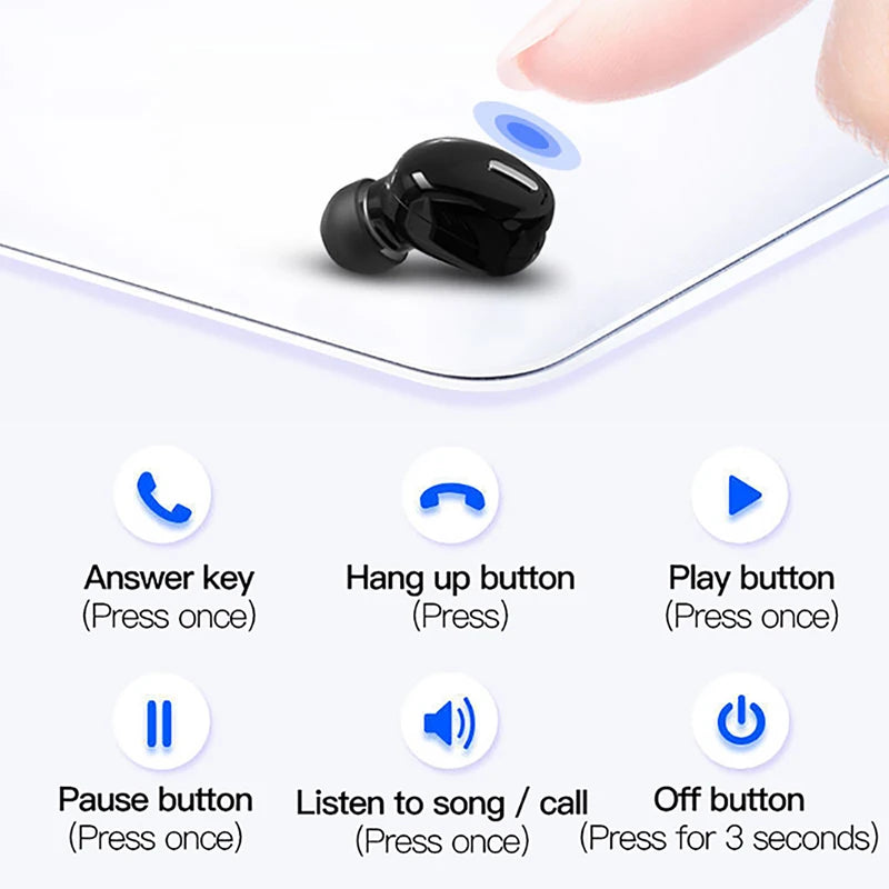 Headphones With Mic in-Ear Sports(single)