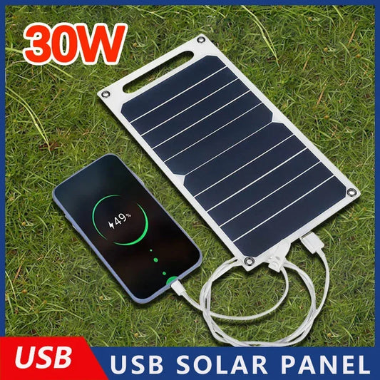 Solar Panel With USB 30W