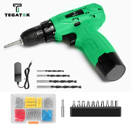 12V Drill with Battery and Charger
