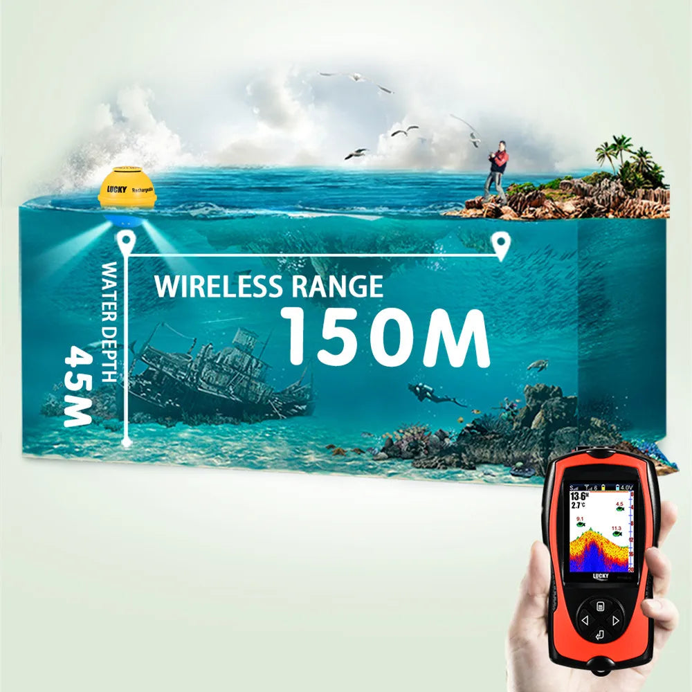 Sonar Fish Finder Rechargeable