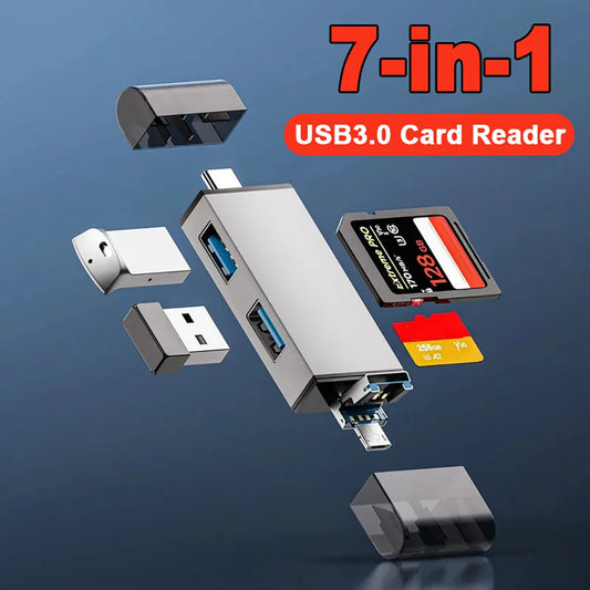 Card Reader USB 7 in 1 Flash Drive