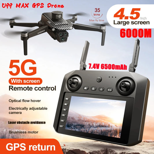 Drone 5G GPS 8K Aerial Photography 360° Control 6KM
